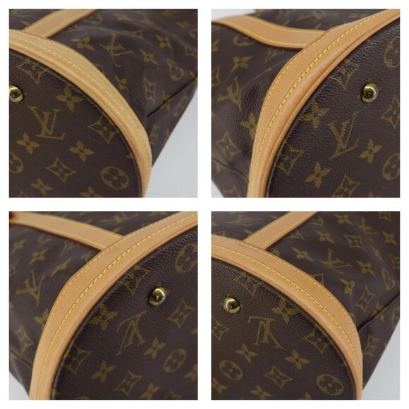 Authentic LOUIS VUITTON Monogram Bucket GM Shoulder Bag bst504-112825 - Picture 8 of 16